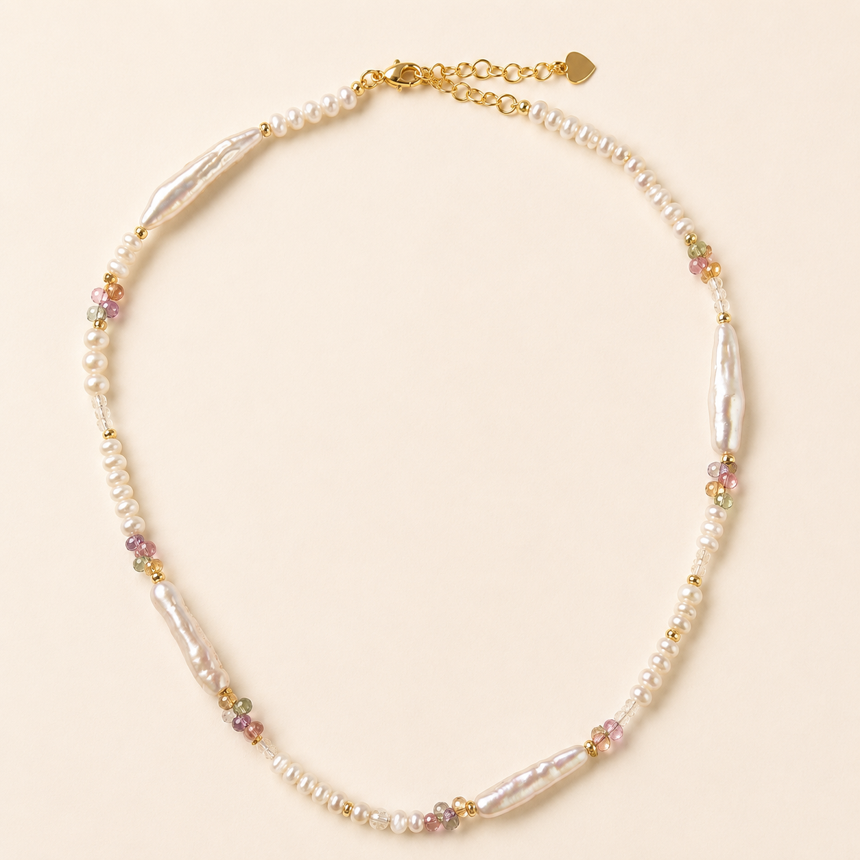 Moonlit Prism Pearl Necklace