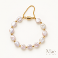 Aurora Freshwater Baroque Pearl Bracelet | Coin Pearls, Magnetic Clasp — hero view