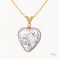 Heart Baroque Pearl Necklace — 18 mm — hero view