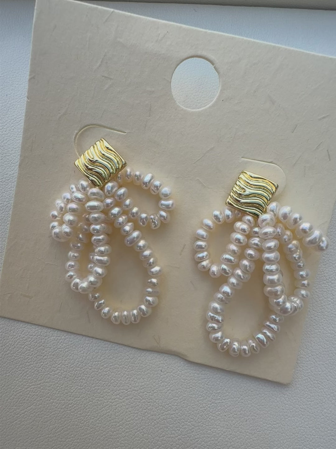 Aurora Keshi Pearl Statement Earrings | Sterling Silver Posts, Hypoallergenic